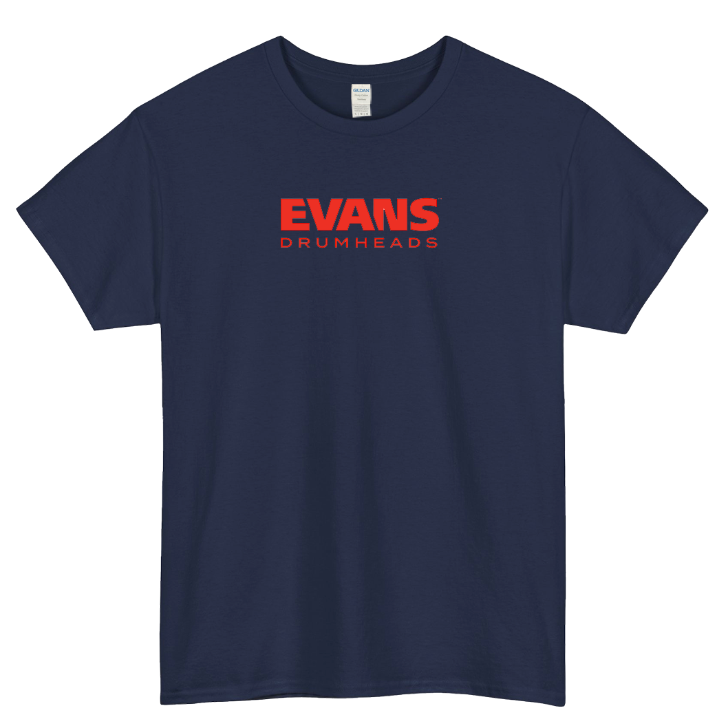 EVAN DRUM HEAD LOGO SHORT SLEEVE T SHIRT -P