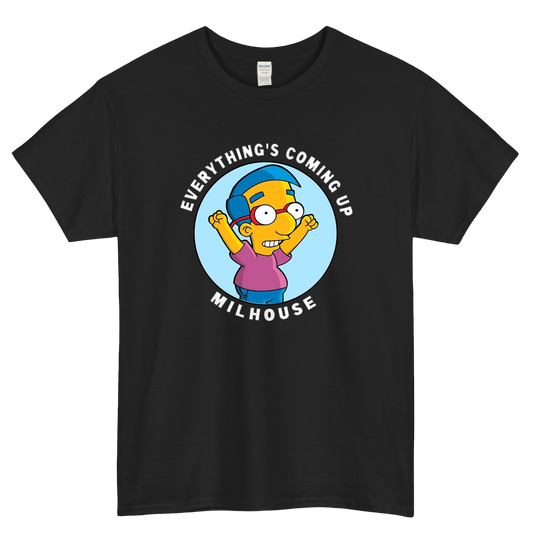 Everythings Coming Up - Milhouse Logo Mens Unisex Short Sleeve T-Shirt Size S-3XL - P