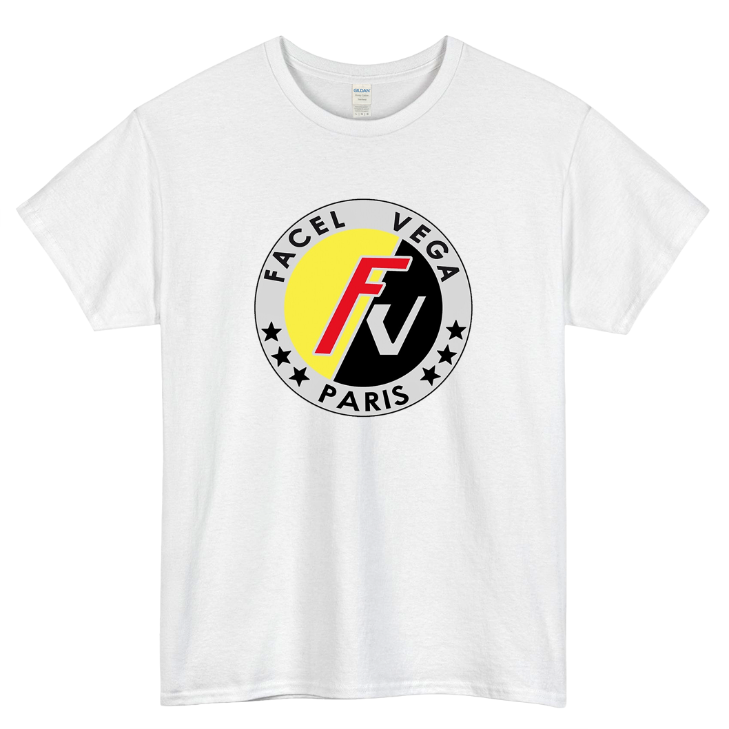 FACEL VEGA Logo Mens Unisex Short Sleeve T-Shirt Size S-3XL - P