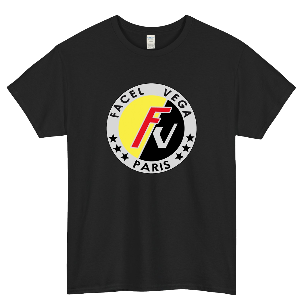 FACEL VEGA Logo Mens Unisex Short Sleeve T-Shirt Size S-3XL - P