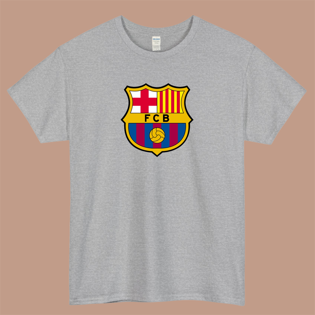 FC Barcelona Logo Mens Unisex Short Sleeve T-Shirt Size S-3XL - P
