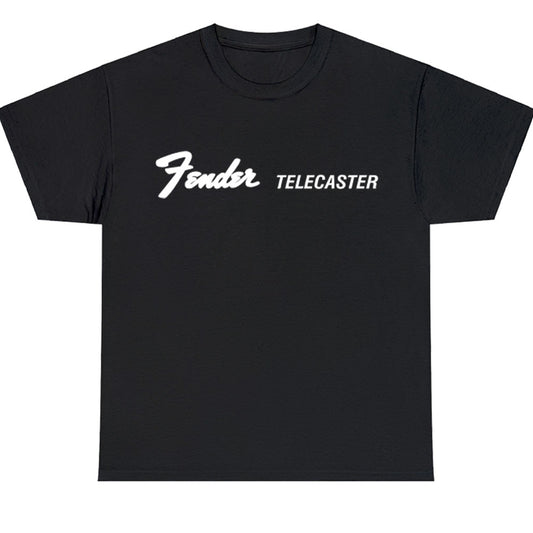FENDER Telecaster Edition Logo Men's Unisex T Shirt Size S to 3XL