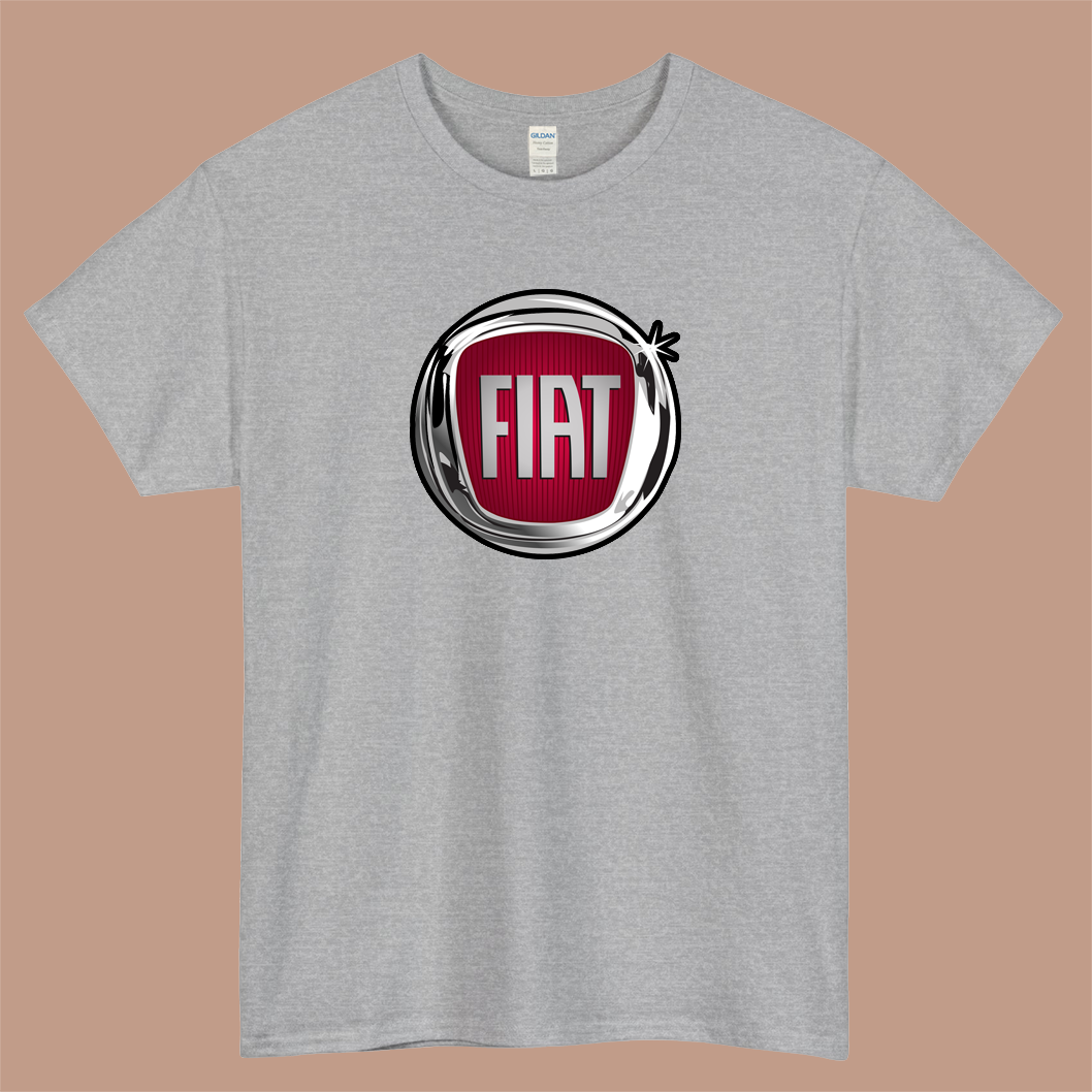 FIAT Logo Mens Unisex Short Sleeve T-Shirt Size S-3XL