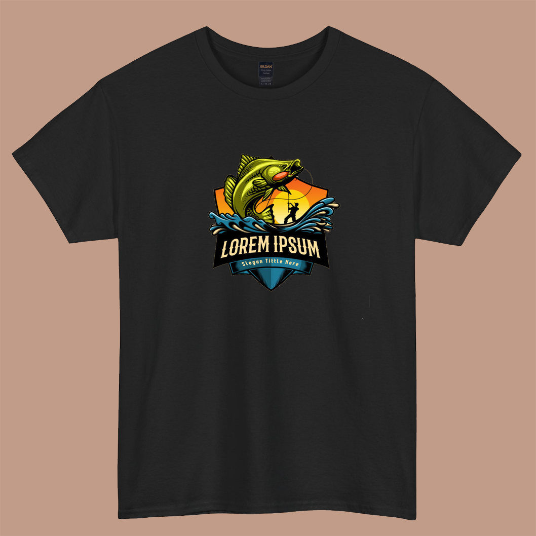FISHING TOURNAMENT logo short sleeve t shirt size S-3XL- P