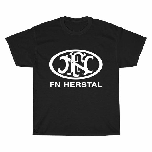 FN Herstal Firearms Guns Logo Men's Unisex T Shirt Size S to 3XL