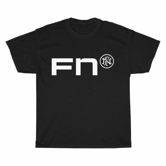 FN Herstal Firearms Guns Logo Men's Unisex T Shirt Size S to 3XL