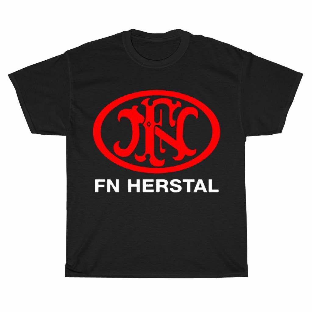 FN Herstal Firearms Guns Logo Men's Unisex T Shirt Size S to 3XL