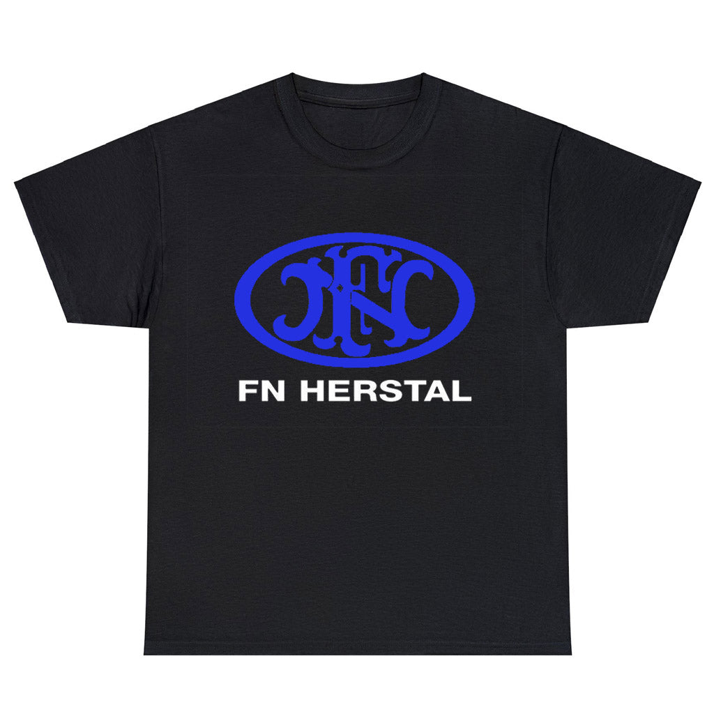 FN Herstal Firearms Guns Logo Unisex Men's T Shirt Size S to 3XL