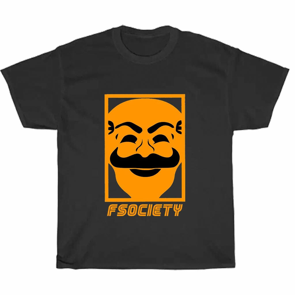 FSociety Mr. Robot Movie Logo Men's Unisex T Shirt Size S to 3XL