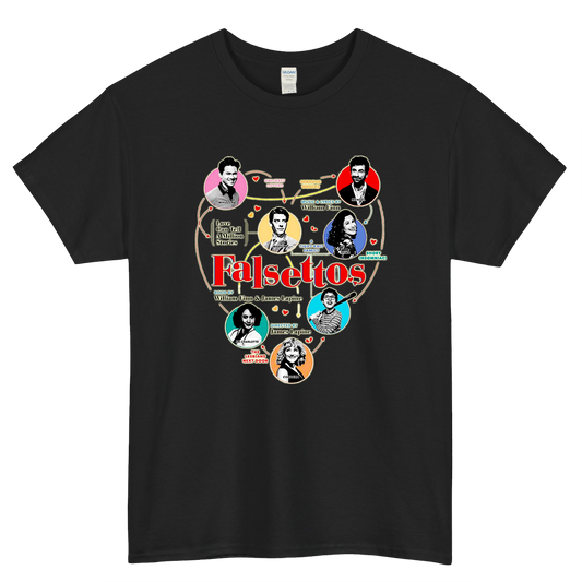 Falsettos 2016 Logo Mens Unisex Short Sleeve T-Shirt Size S-3XL - P