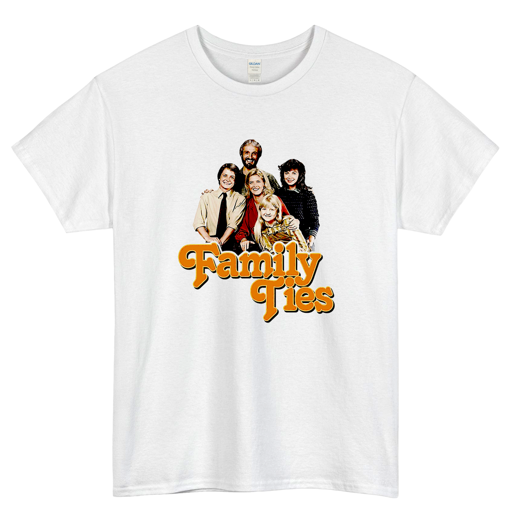 Family Ties Logo Mens Unisex Short Sleeve T-Shirt Size S-3XL - P