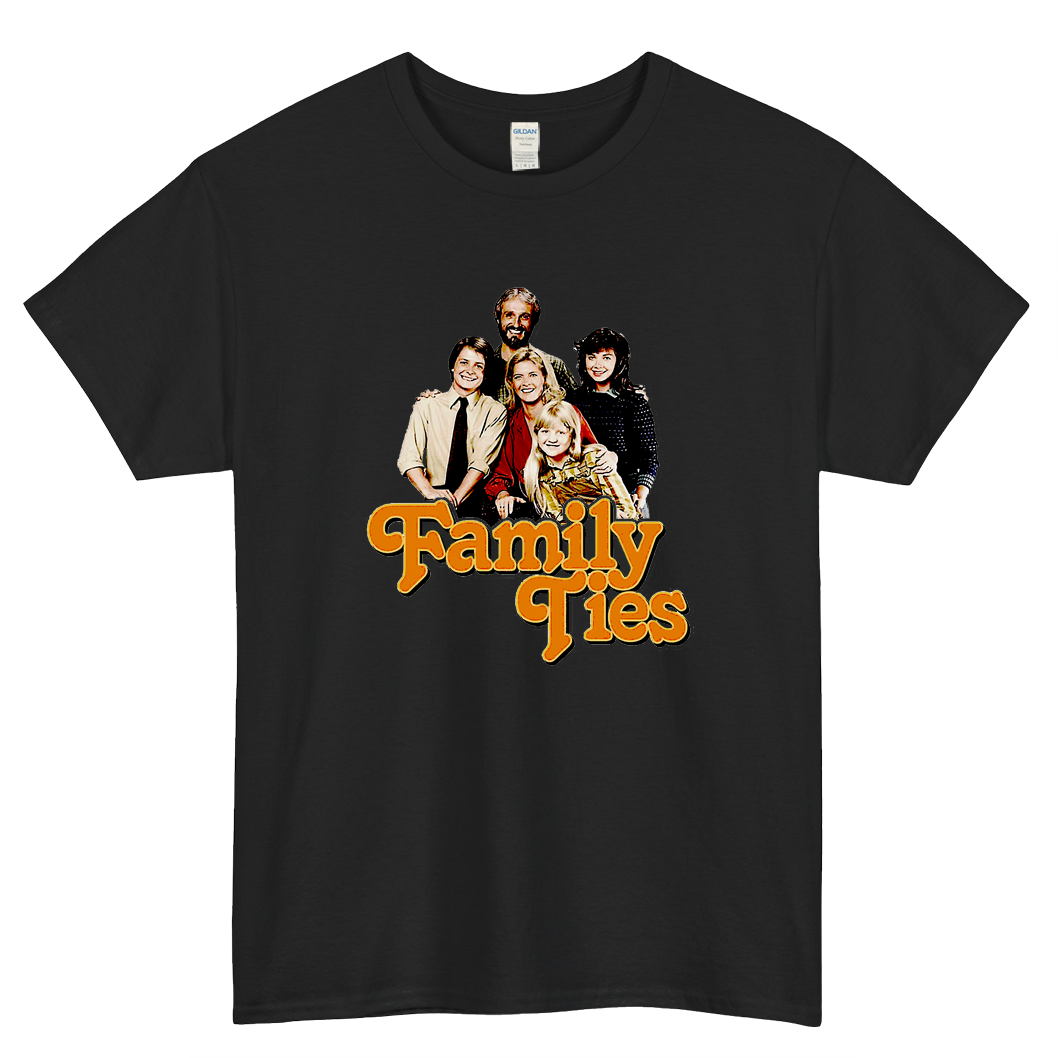 Family Ties Logo Mens Unisex Short Sleeve T-Shirt Size S-3XL - P