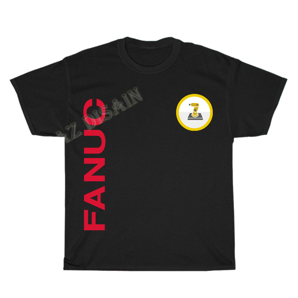 Fanuc Robotics Logo Men's Unisex T Shirt Size S to 3XL