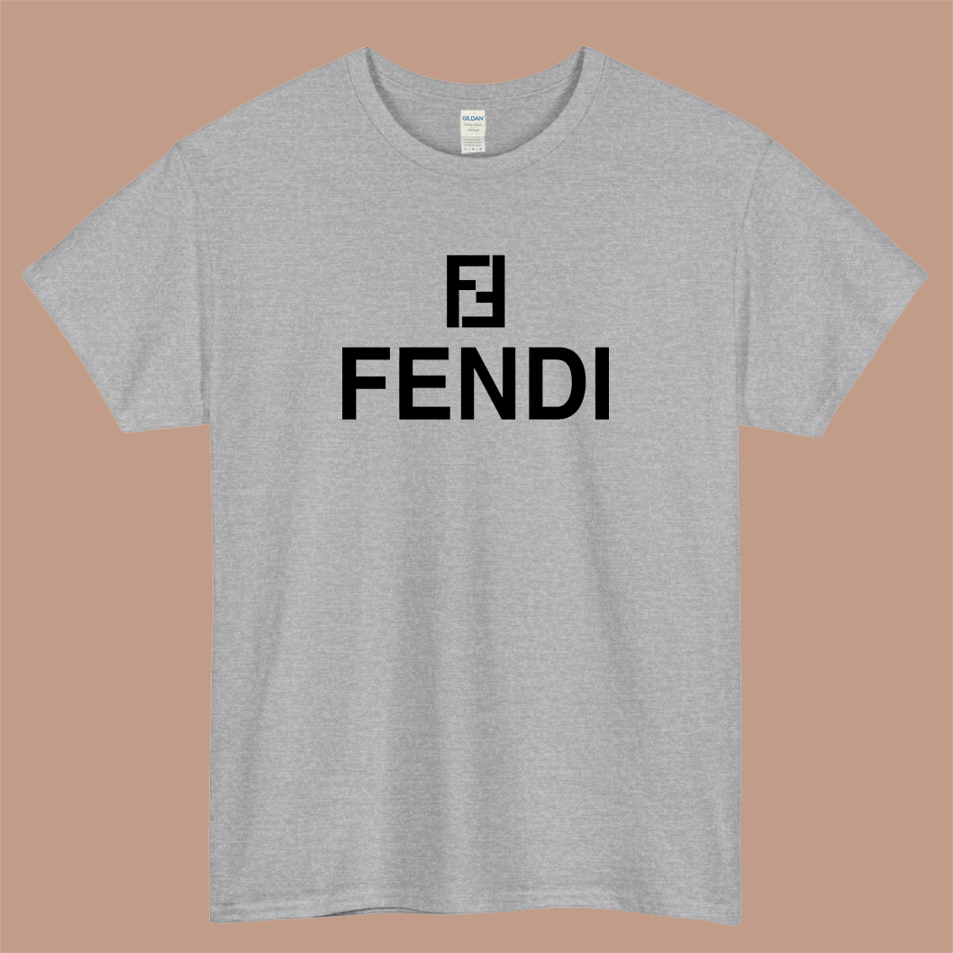 Fendi Logo Mens Unisex Short Sleeve T-Shirt Size S-3XL