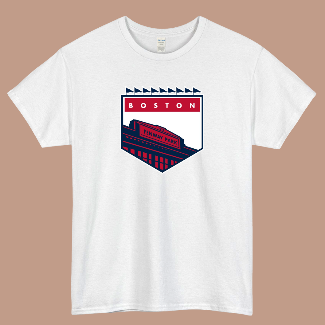 Fenway Park Logo Mens Unisex Short Sleeve T-Shirt Size S-3XL - P