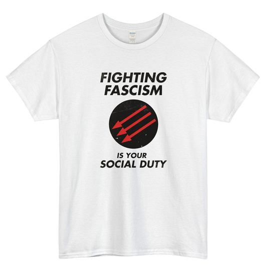 Fighting Fascism Logo Mens Unisex Short Sleeve T-Shirt Size S-3XL - P