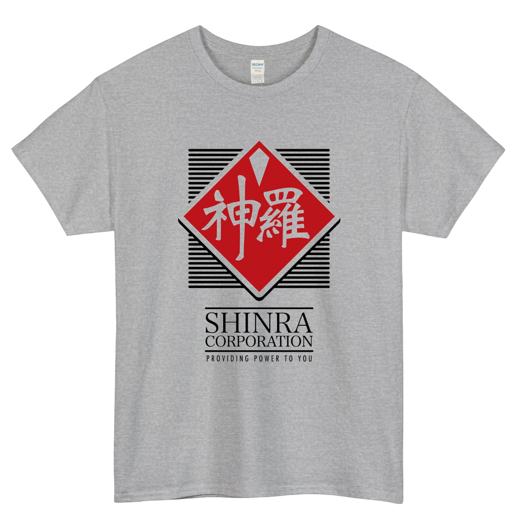 Final Fantasy VII Shinra Corp Logo Mens Unisex Short Sleeve T-Shirt Size S-3XL - P