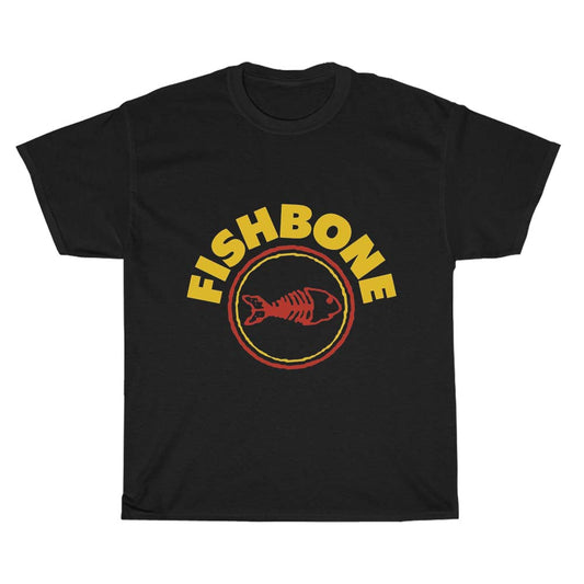 Fishbone Logo Men's Unisex T Shirt Size S to 3XL