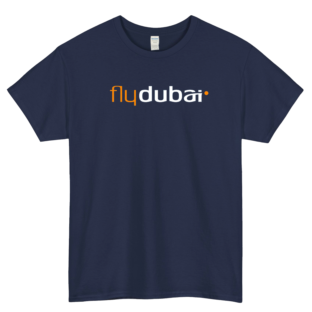 Fly DUBAI LOGO SHORT SLEEVE T SHIRT -P