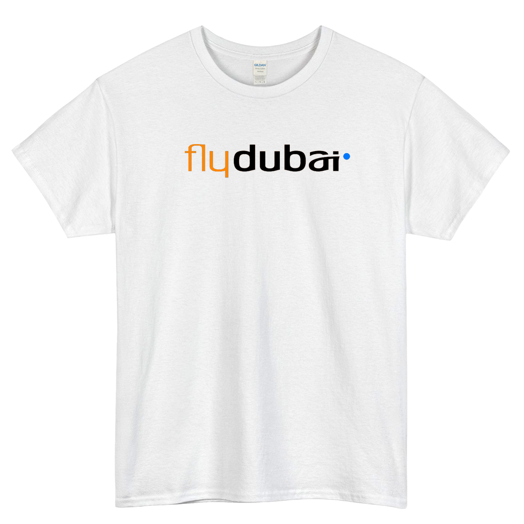Fly DUBAI LOGO SHORT SLEEVE T SHIRT -P