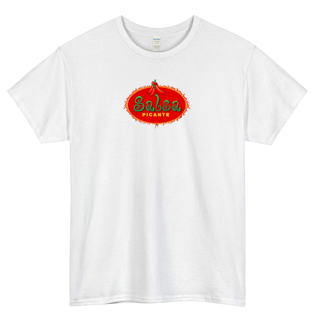 Foods salsa picante Logo SLEEVE T SHIRT -P