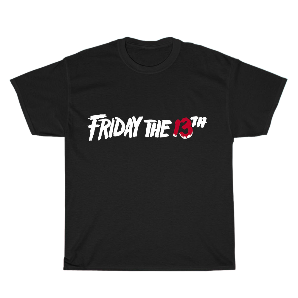 Friday The 13th Movie Horror Logo Men's Unisex T Shirt Size S to 3XL