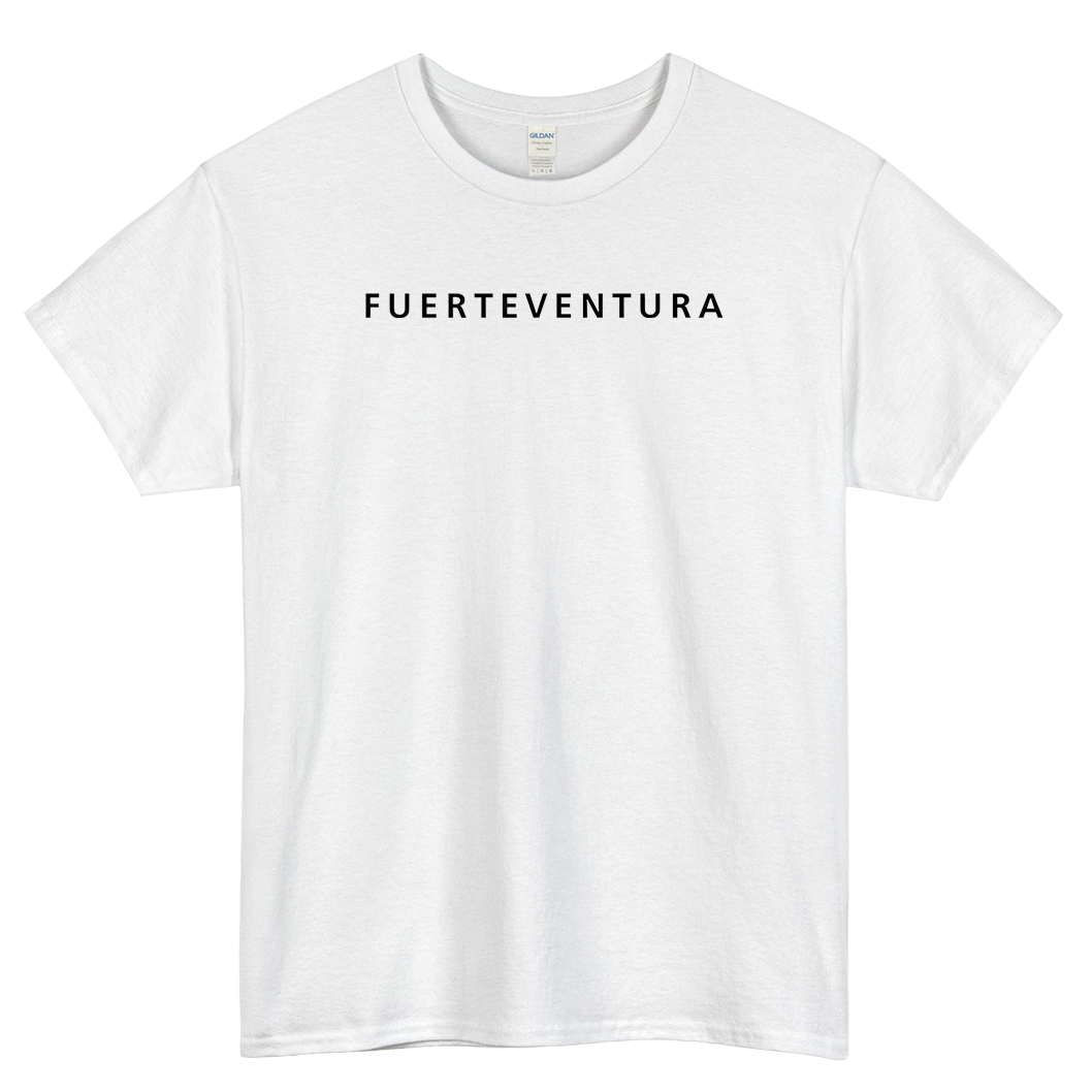 Fuerteventura Logo Mens Unisex Short Sleeve T-Shirt Size S-3XL - P