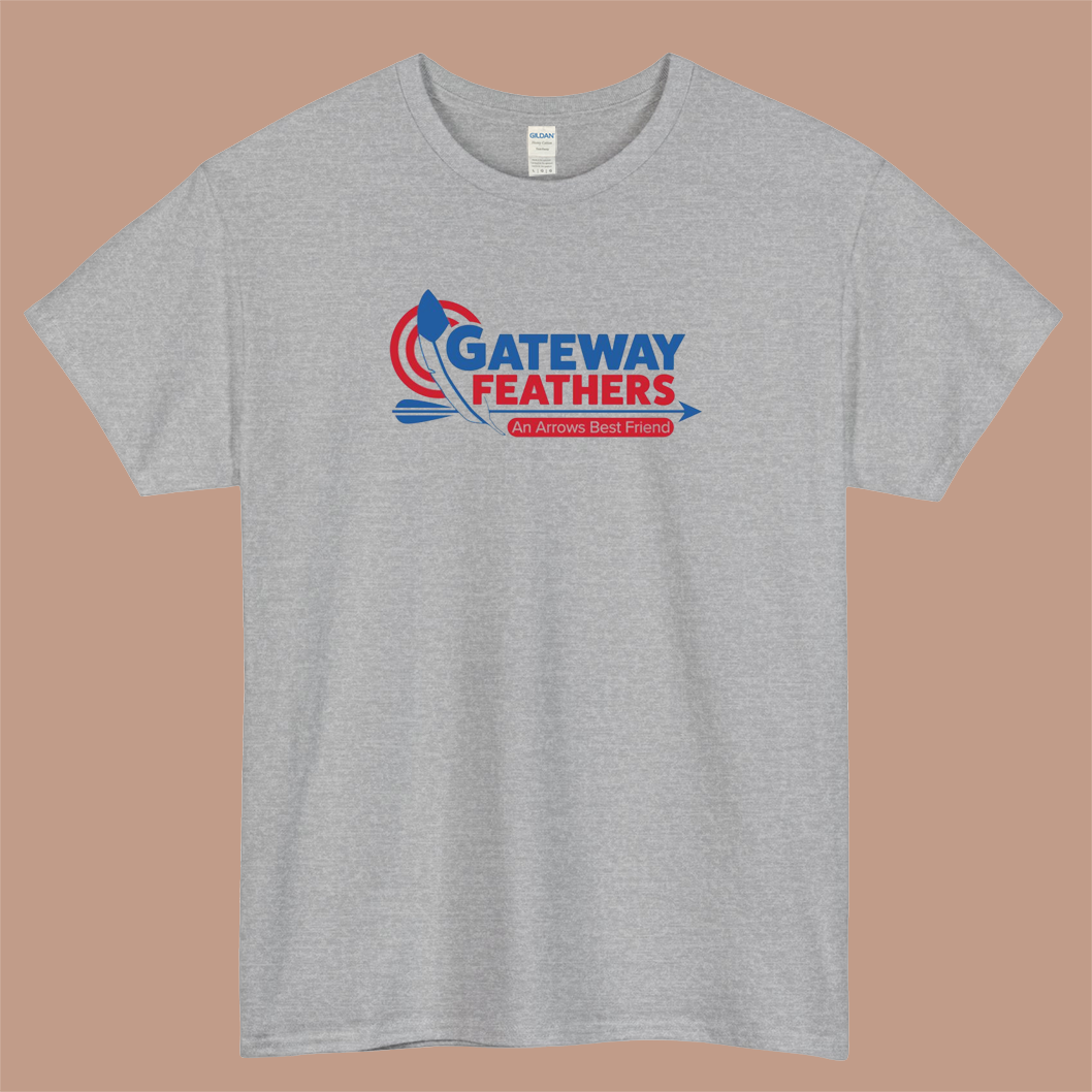 GATEWAY FEATHERS Logo Mens Unisex Short Sleeve T-Shirt Size S-3XL - P