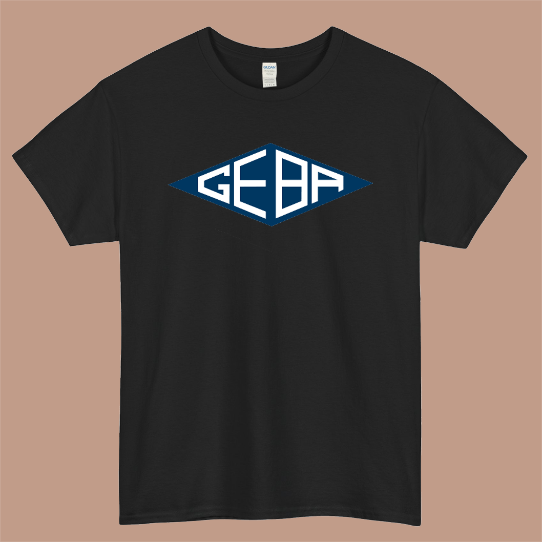 GEBA Auto Logo Mens Unisex Short Sleeve Black T-Shirt Size S-3XL