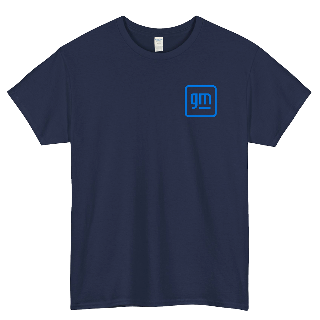 GM GENERAL MOTORS logo SHORT SLEEVE T SHIRT -P
