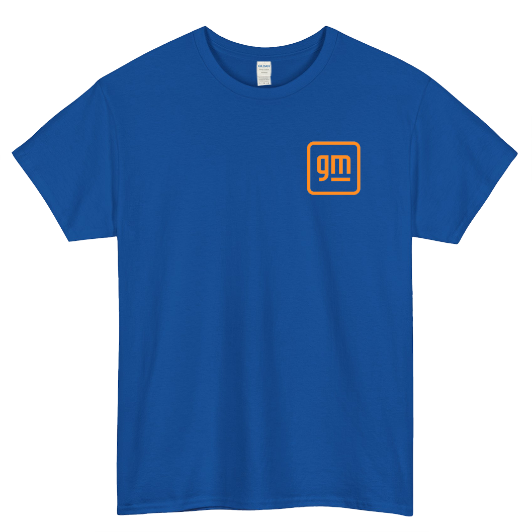 GM GENERAL MOTORS logo SHORT SLEEVE T SHIRT -P