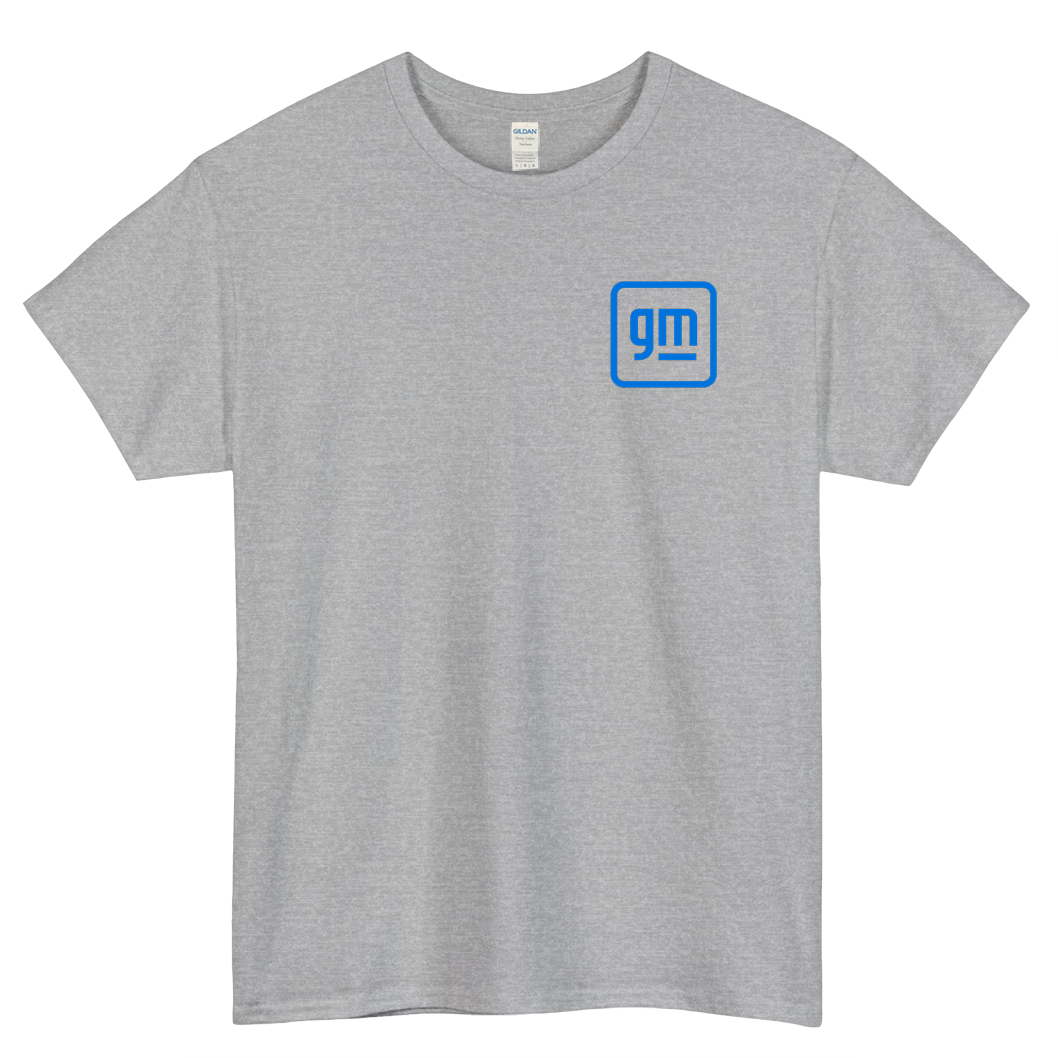 GM GENERAL MOTORS logo SHORT SLEEVE T SHIRT -P