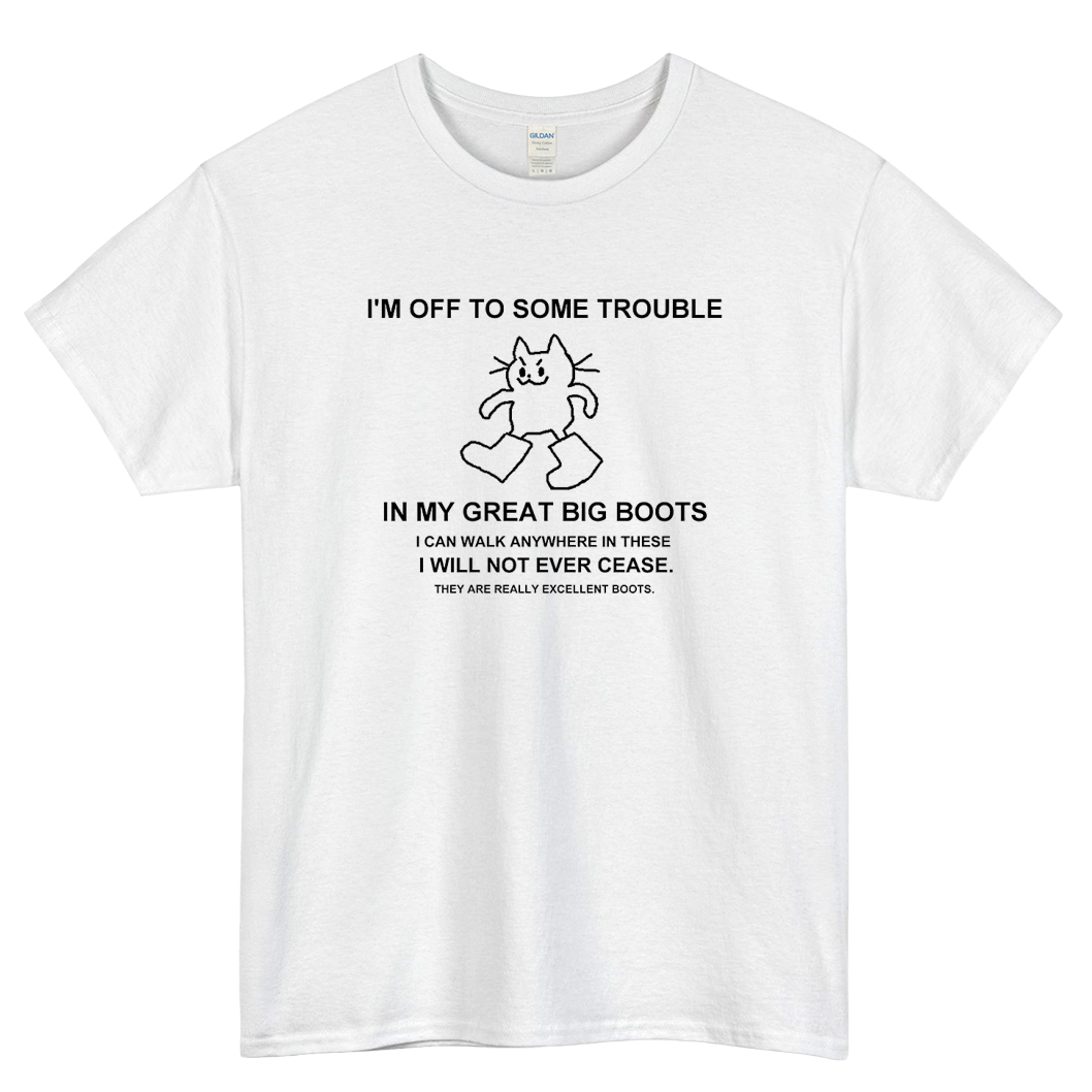 GREAT BIG BOOTS Logo Mens Unisex Short Sleeve T-Shirt Size S-3XL - P