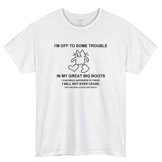 GREAT BIG BOOTS Logo Mens Unisex Short Sleeve T-Shirt Size S-3XL - P