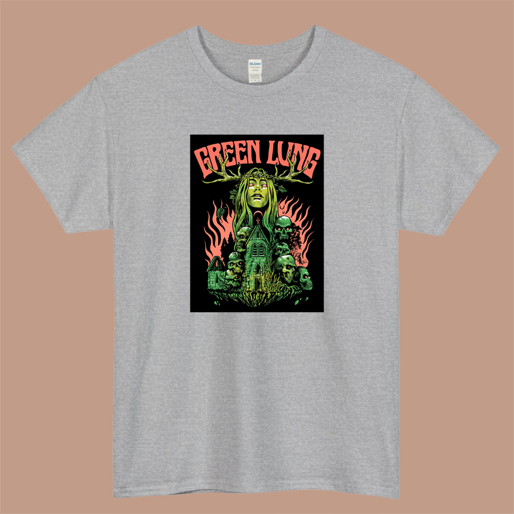 GREEN LUNG Logo Mens Unisex Short Sleeve T-Shirt Size S-3XL - P