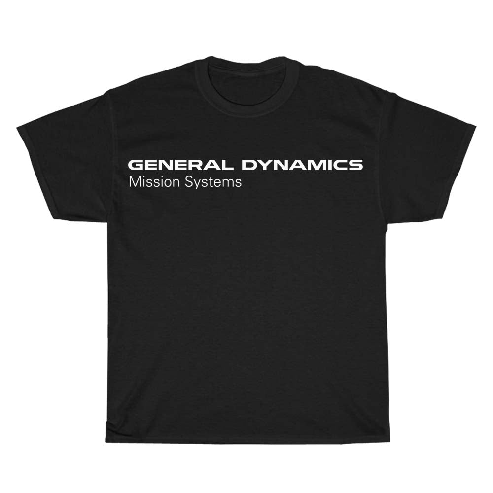 General Dynamics Mission Systems Logo Men's Unisex T Shirt Size S to 3XL