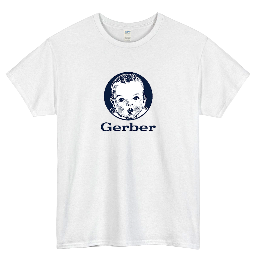 Gerber baby food Short Sleeve T-Shirt Size S-3XL -P