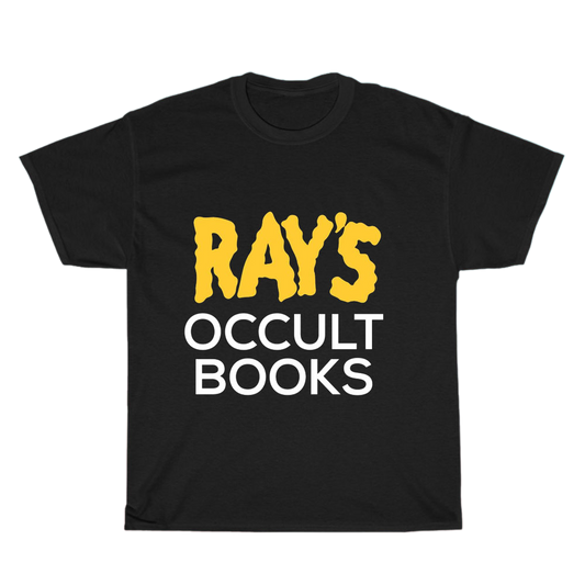 Ghostbuster Rays Occult Books logo Men's Unisex T Shirt Size S to 3XL