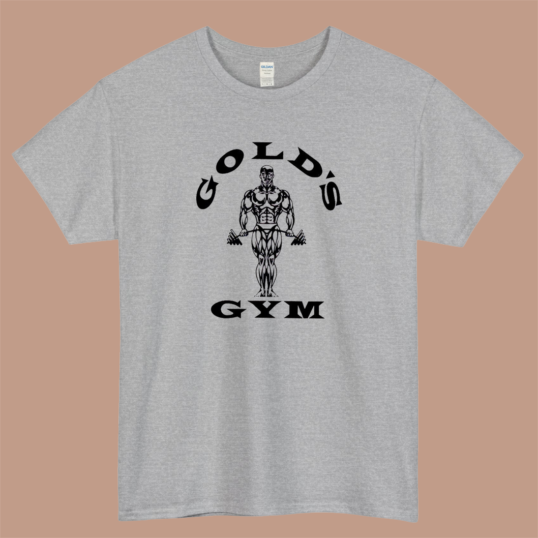 Gold's Gym Logo Mens Unisex Short Sleeve T-Shirt Size S-3XL - P