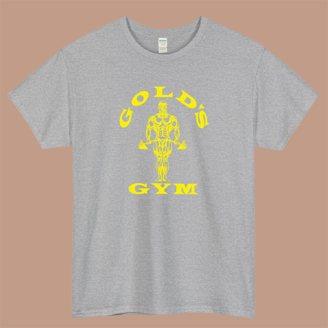 Gold's Gym Men's Logo Mens Unisex Short Sleeve T-Shirt Size S-3XL - P