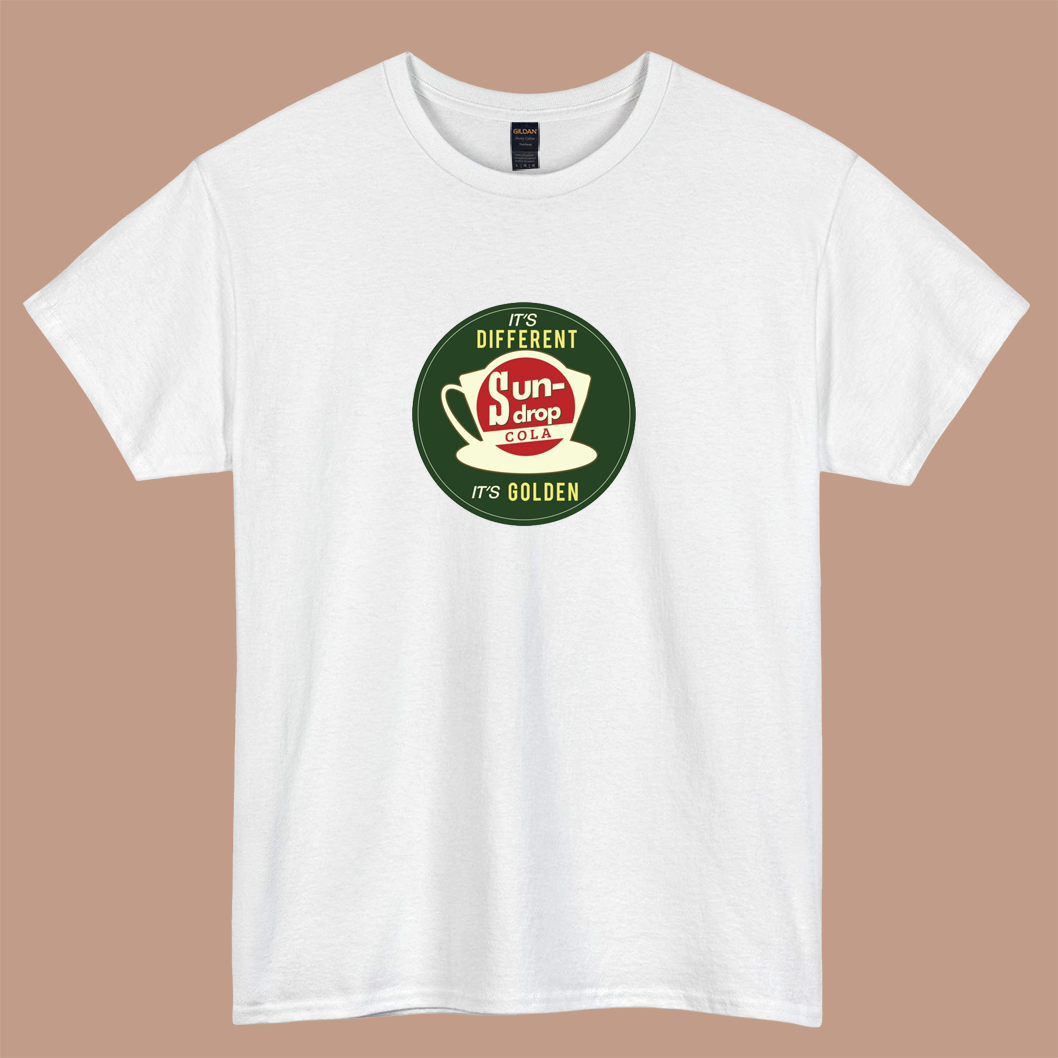 Golden Girl Cola Cup logo short sleeve t shirt S-3XL-P