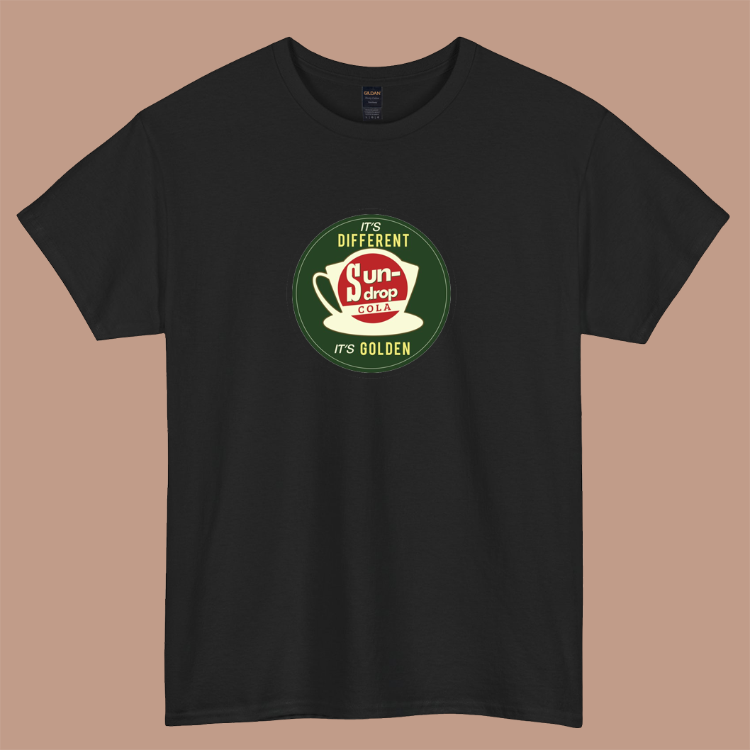 Golden Girl Cola Cup logo short sleeve t shirt S-3XL-P
