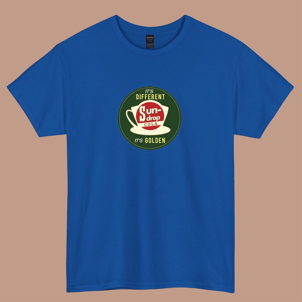 Golden Girl Cola Cup logo short sleeve t shirt S-3XL-P