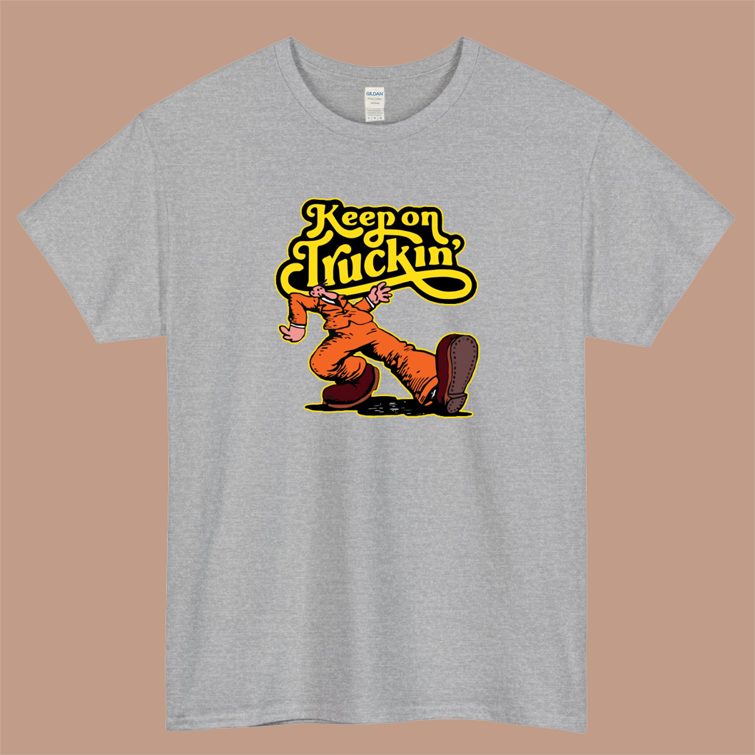 Grotesque Monster Keep On Truckin Logo Mens Unisex Short Sleeve T-Shirt Size S-3XL - P