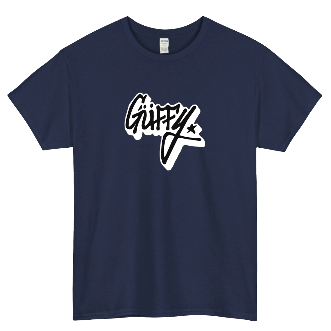 Guffy White Outline Short Sleeve T-Shirt Size S-3XL -P