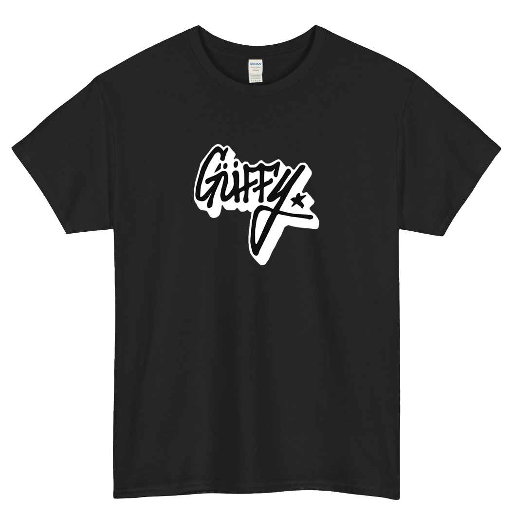 Guffy White Outline Short Sleeve T-Shirt Size S-3XL -P