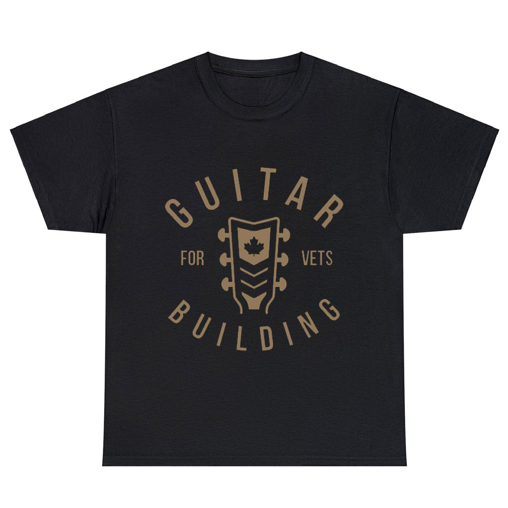 Guitar's For VETS Logo Unisex Men's T Shirt Size S to 3XL