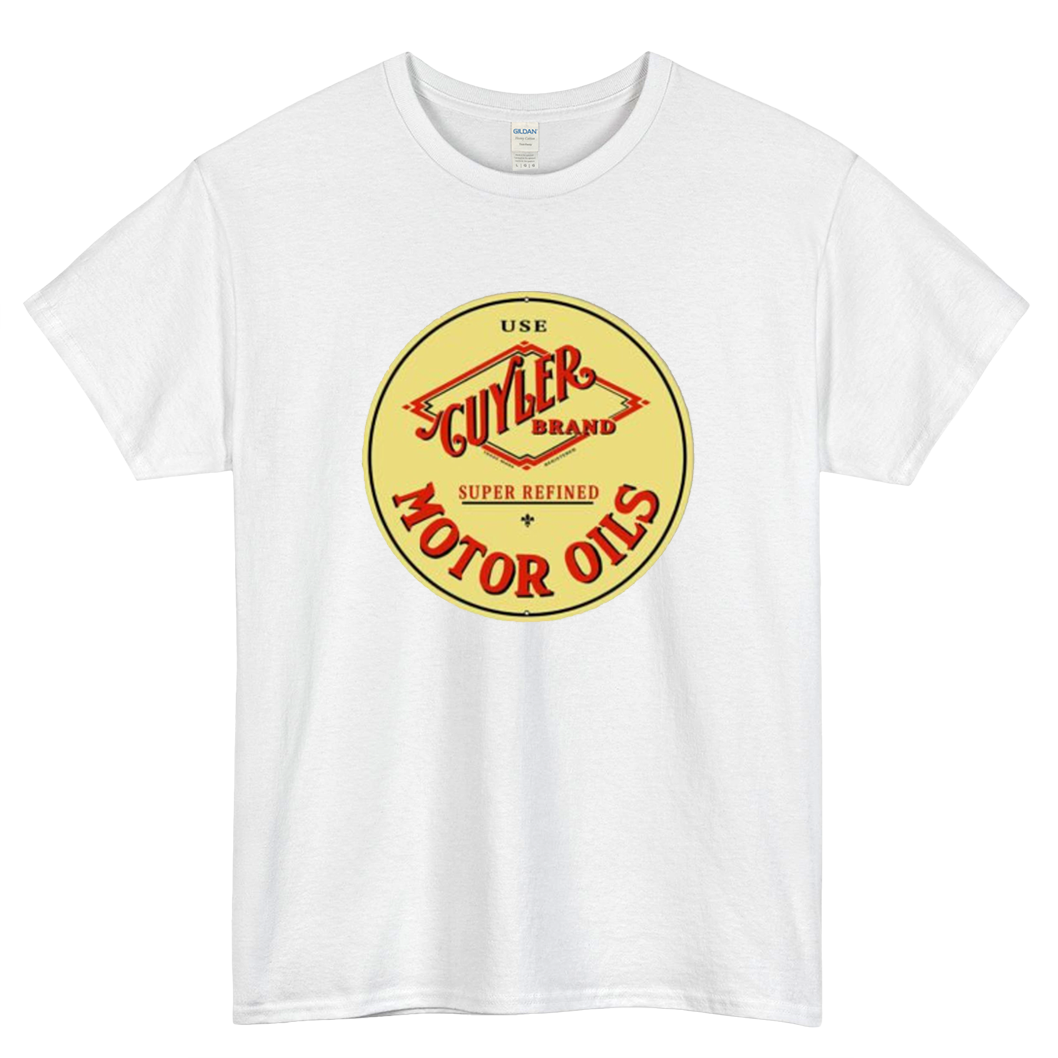 Guyler Brand Motor Oil Logo Mens Unisex Short Sleeve T-Shirt Size S-3XL - P