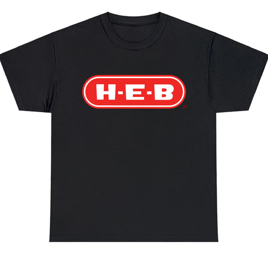 H-E-B Grocery Logo Men's Unisex T Shirt Size S to 3XL