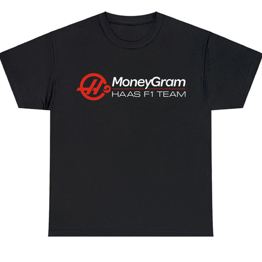 HAAS F1 Team Money Gram Logo Men's Unisex T Shirt Size S to 3XL